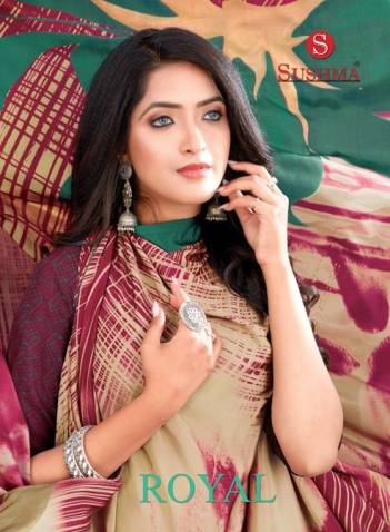 ROYAL BY SUSHMA CRAPE SAREE WHOLESALER IN INDIA 